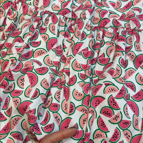 J.Crew🎉 Sleeveless Tiered Watermelon Print Dress pink/white Size - Picture 13 of 13